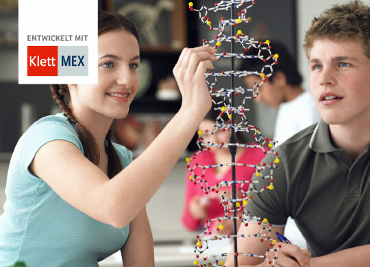 Klett MEX HEROLÉ Auf Klassenfahrt mit HEROLÉ: Schüler:innen im Biologieunterricht.