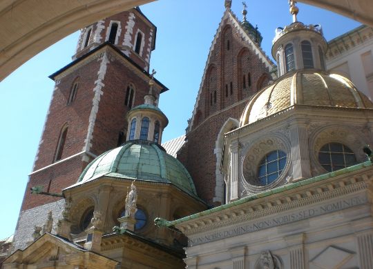 Ausschnitt des Wawel in Krakau Auf Klassenfahrt mit HEROLÉ: Besichtigen Sie auf Ihrer reise den Wawel in Krakau