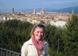 Auf Klassenfahrt mit HEROLÉ: Kundenberaterin Sindy in Florenz