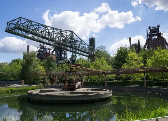 Industriekultur hautnah erleben bei einem Besuch im Landschaftspark Duisburg-Nord.