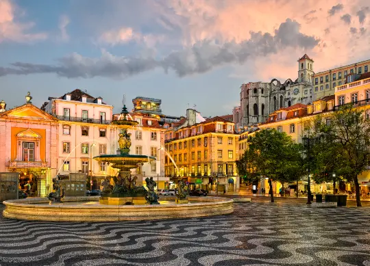 Elevador de Santa Justa in Lissabon  Auf Klassenfahrt mit HEROLÉ: Elevador de Santa Justa in Lissabon.