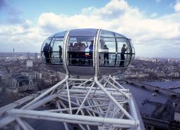 London Eye in London Auf Klassenfahrt mit HEROLÉ: London Eye in London.