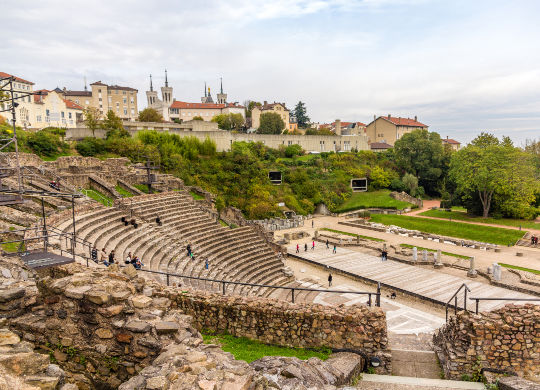 Altes Theater von Fourviere in Lyon Auf Klassenfahrt mit HEROLÉ: Altes Theater von Fourviere in Lyon.