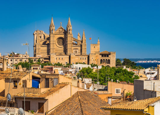 Kathedrale auf Mallorca Auf Klassenfahrt mit HEROLÉ: Kathedrale auf Mallorca.