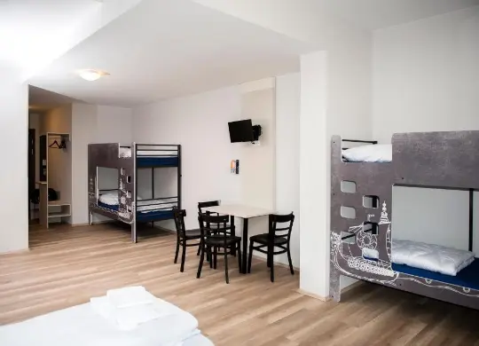 Mehrbettzimmer im a&o Hostel Norrebro in Kopenhagen Auf Klassenfahrt mit HEROLÉ: Mehrbettzimmer im a&o Hostel Norrebro in Kopenhagen