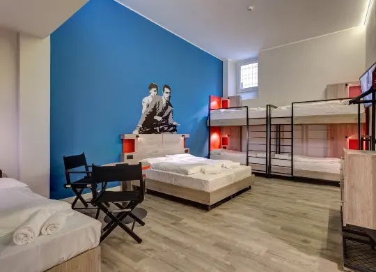 Auf Klassenfahrt mit HEROLÉ: Mehrbettzimmer im Meininger Hotel in Rom