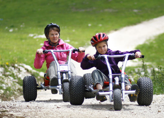 Mountaincarts im Sommerpark Krvavec in Ljubljana Auf Klassenfahrt mit HEROLÉ: Mountaincarts im Sommerpark Krvavec in Ljubljana.