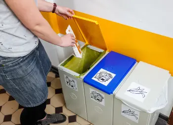 Auch korrekte M&uuml;lltrennung tr&auml;gt zu mehr Nachhaltigkeit bei. Jeder kleine Schritt z&auml;hlt!