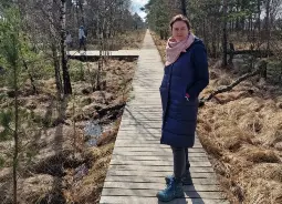 Auf Klassenfahrt mit HEROLÉ: Besuch Pietzmoor durch unsere Nachhaltigkeitsbeauftragte Daniela Loichen im März 2024.