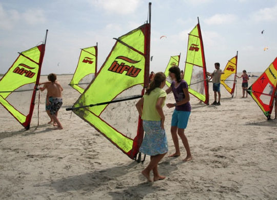 Auf Klassenfahrt mit HEROLÉ: Wassersportzentrum St. Peter-Ording an der Nordsee.