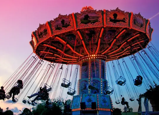 Auf Klassenfahrt mit HEROLÉ: Karussell in Wien.