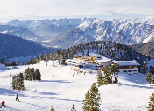 Oetztal - Skigebiet Klassenfahrt - Oetztal - Begpanorama im Skigebiet