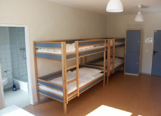 Zimmerbeispiel im Maritimen Jugenddorf Wieck an der Ostsee  Auf Klassenfahrt mit HEROLÉ: Zimmerbeispiel im Maritimen Jugenddorf Wieck an der Ostsee.