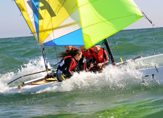 Spaß auf dem Wasser an der Ostsee Auf Klassenfahrt mit HEROLÉ: Spaß auf dem Wasser an der Ostsee.