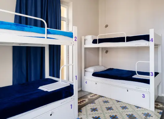 Auf Klassenfahrt mit HEROLÉ: Zimmerbeispiel im Purple Nest Valencia