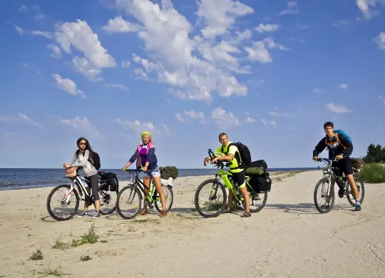 Auf Klassenfahrt mit HEROLÉ: Radtour entlang der Ostsee.