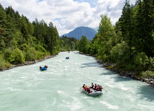 Auf Klassenfahrt mit HEROLÉ: Rafting Area 47 in Tirol