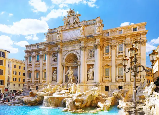 Auf Klassenfahrt mit HEROLÉ: Trevibrunnen in Rom.