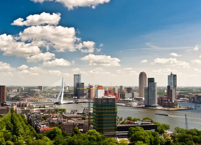 Rotterdam - Panoramblick aus dem Euromast Klassenfahrten - Rotterdam - Panoramblick aus dem Euromast