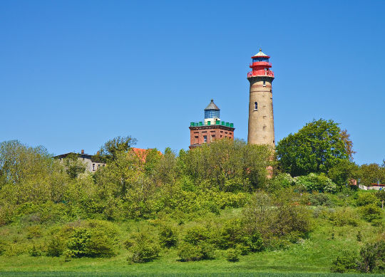 Blick auf das Kap Arkona auf Rügen Auf Klassenfahrt mit HEROLÉ: Genießen Sie den Blick auf das Kap Arkona auf Rügen