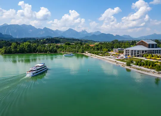 Auf Klassenfahrt mit HEROLÉ: Schifffahrt Forggensee Füssen Allgäu