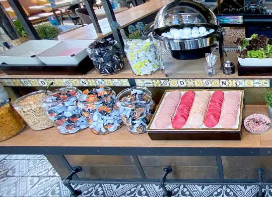 Auf Klassenfahrt mit HEROLÉ: Frühstücksbuffet im Schulz Hotel in Berlin