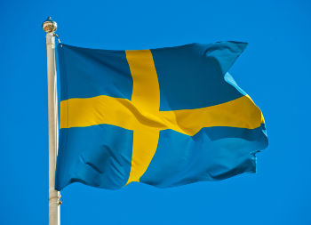 Schwedische Flagge Auf Klassenfahrt mit HEROLÉ: Schwedische Flagge.