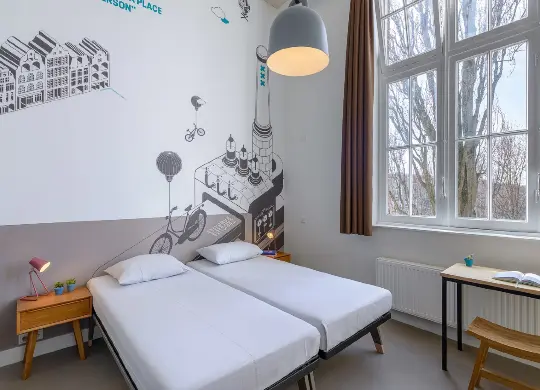Auf Klassenfahrt mit HEROLÉ: Stayokay Hostel Zeeburg in Amsterdam.