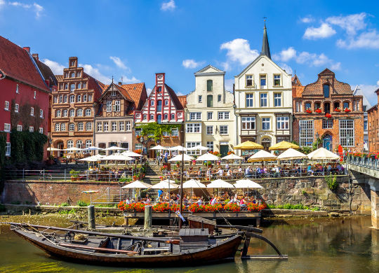 Klassenfahrt Lauenburgische Seen - Stintmarkt Lüneburg Klassenfahrt Lauenburgische Seen - der Stintmarkt in Lüneburg