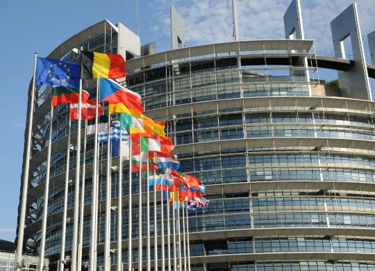 Auf Klassenfahrt mit HEROLÉ: Europäisches Parlament in Straßburg.