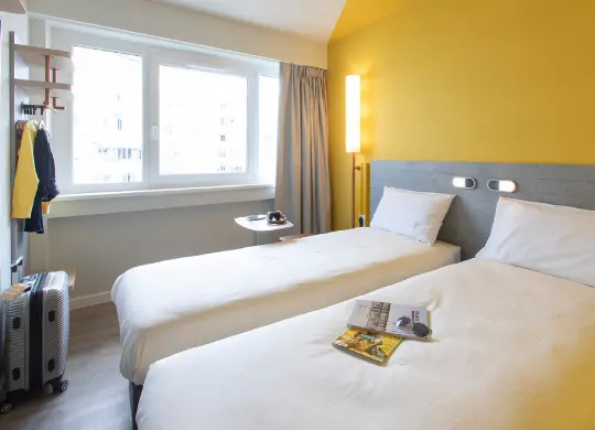 Auf Klassenfahrt mit HEROLÉ: 2-Bettzimmer im Ibis Budget Centre Republique in Straßburg