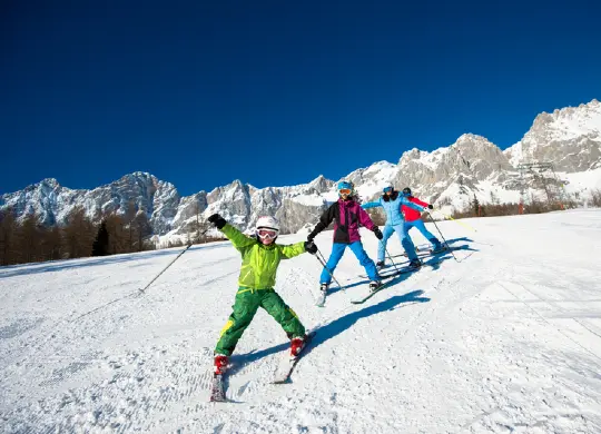 Auf Klassenfahrt mit HEROLÉ: Skikurs im Skigebiet Hochzeiger in Tirol.