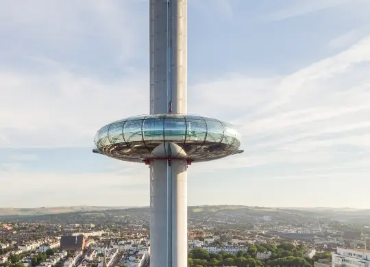 Auf Klassenfahrt mit HEROLÉ: Gläserne Gondel in Brighton