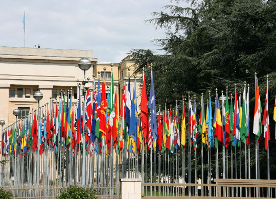 Büro der UNO in Genf Auf Klassenfahrt mit HEROLÉ: Büro der UNO in Genf