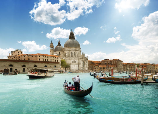 Lagune in Venetien Auf Klassenfahrt mit HEROLÉ: Lagune in Venetien.