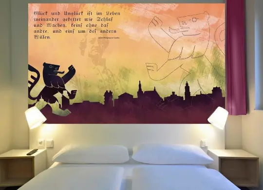 Auf Klassenfahrt mit HEROLÉ: Weimar - Doppelzimmer im B&B Hotel Weimar