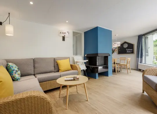 Auf Klassenfahrt mit HEROLÉ: Wohnzimmer im Center Parcs De Eemhof