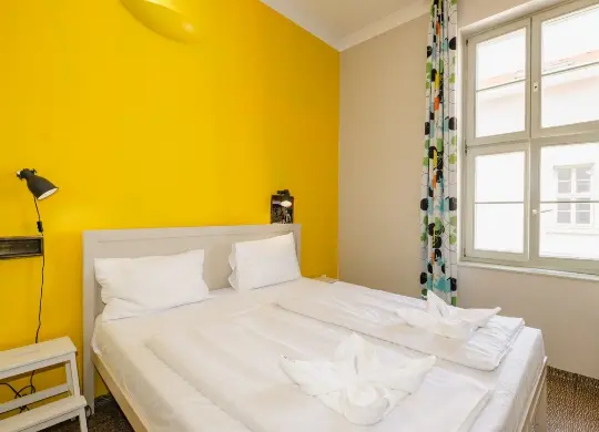 Auf Klassenfahrt mit HEROLÉ: Beispielzimmer für Begleitpersonen im Wombat's City Hostel Budapest