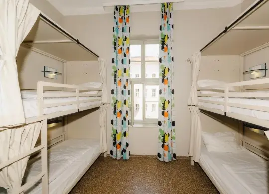 Auf Klassenfahrt mit HEROLÉ: 4-Bett-Zimmer im Wombat's City Hostel Budapest