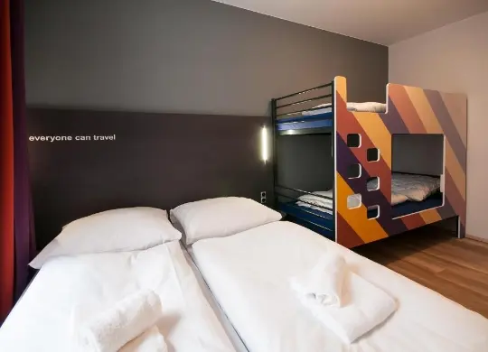 Auf Klassenfahrt mit HEROLÉ: Zimmerbeispiel im a&o Hostel Bremen