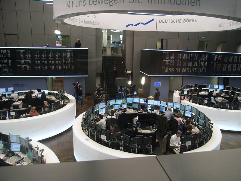 Die Deutsche Börse in Frankfurt