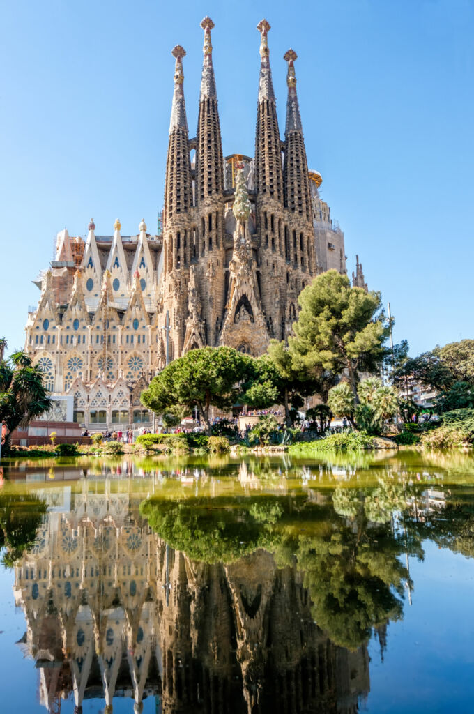 Berühmte Kathedrale in Barcelona