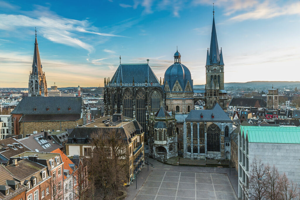 Die schöne Kathedrale in Aachen