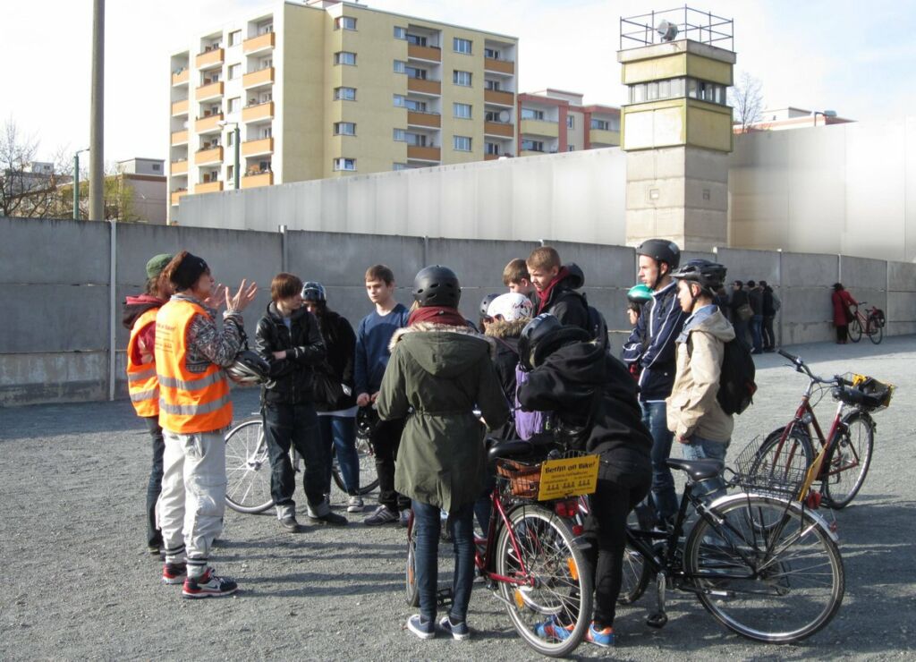 Die geführte Fahrradtour an der Berliner Mauer