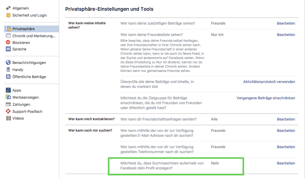 Facebook Instagram Co Privatsphäre In Sozialen Medien - 