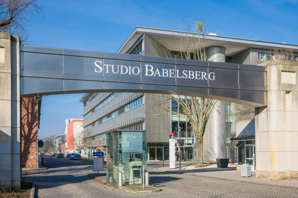 Blick auf das Studio Babelsberg bei Berlin.