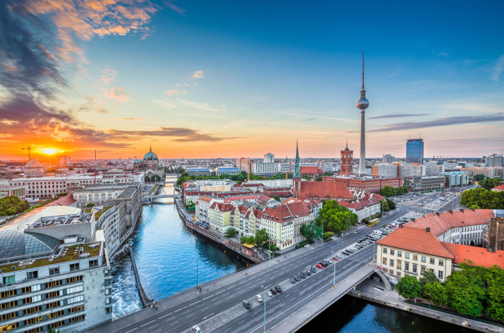 Blick über Berlin und auf den Fernsehturm